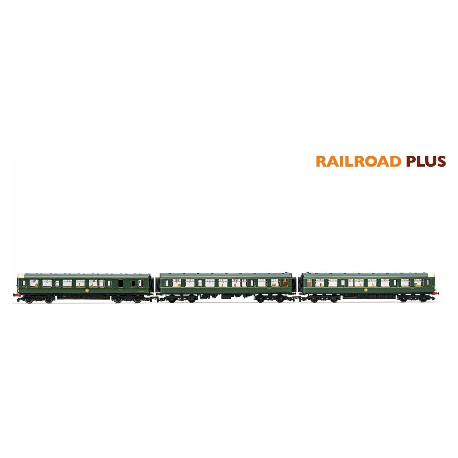 HORNBY OO Railroad Plus BR, Class 110 3 Car Train Pack - Era 6