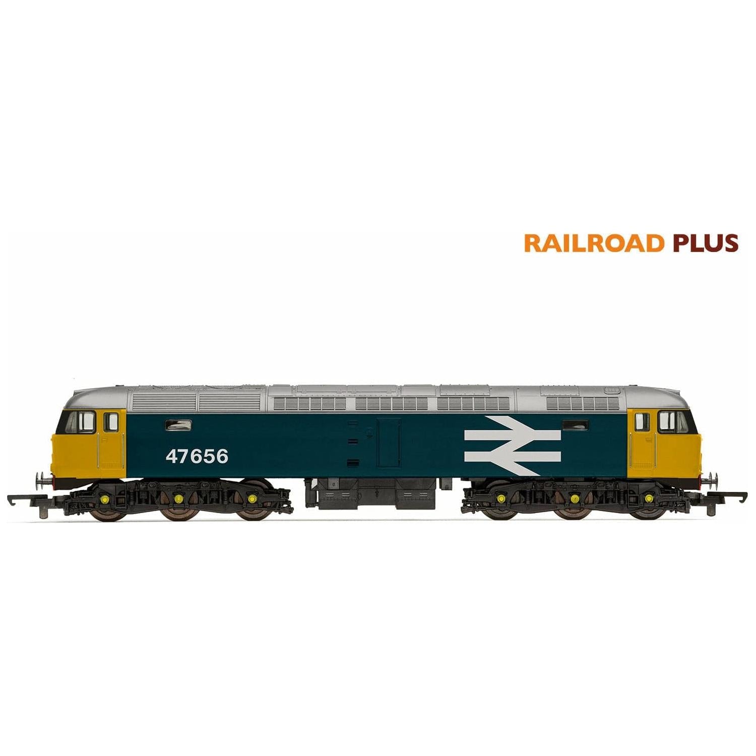 HORNBY OO Railroad Plus BR, Class 47, Co-Co, 47656 - Era 7