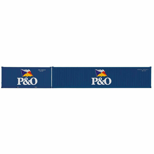 HORNBY P&O, Container Pack, 1 x 20’ and 1 x 40’ Containers