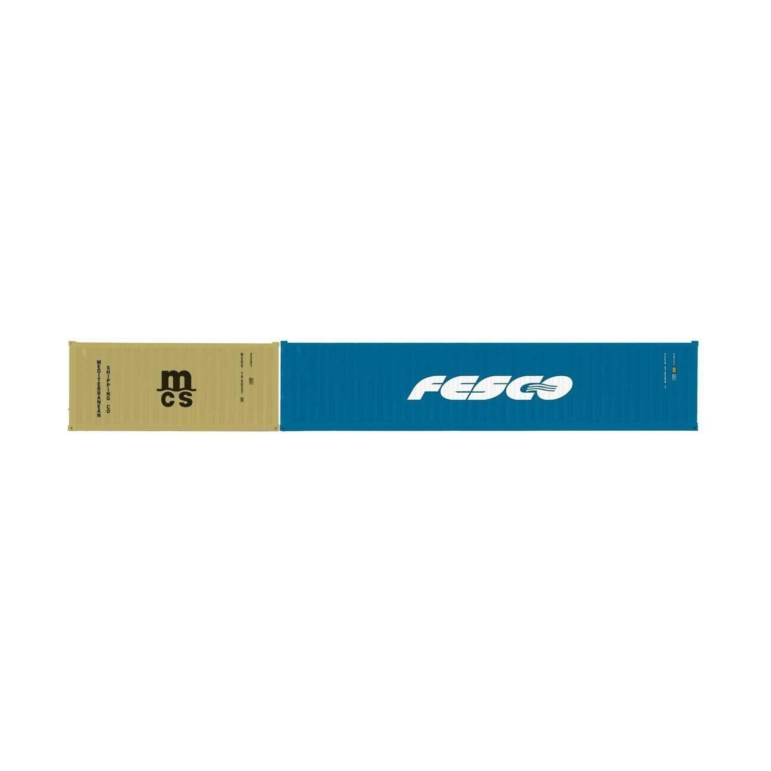 HORNBY OO MCS & Fesco, Container Pack, 1 x 20 and 1 x 40 Container