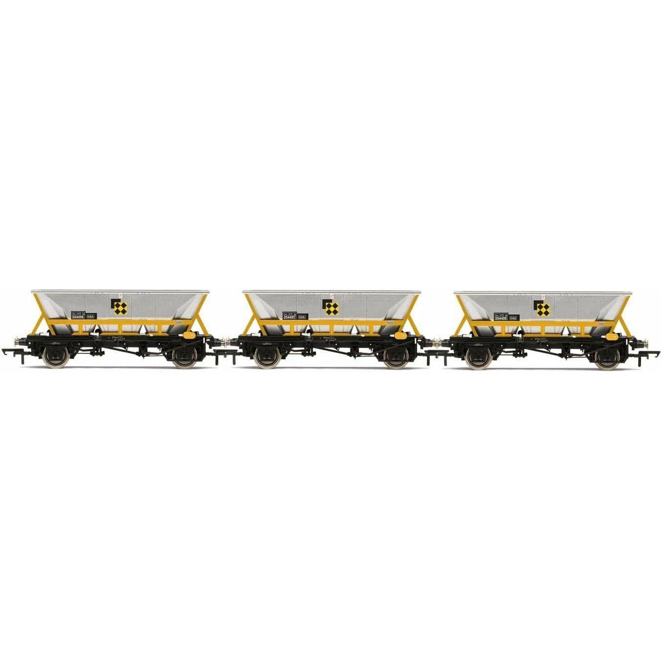 HORNBY OO HAA Hopper Wagons, Three Pack, BR Coal Sector - Era