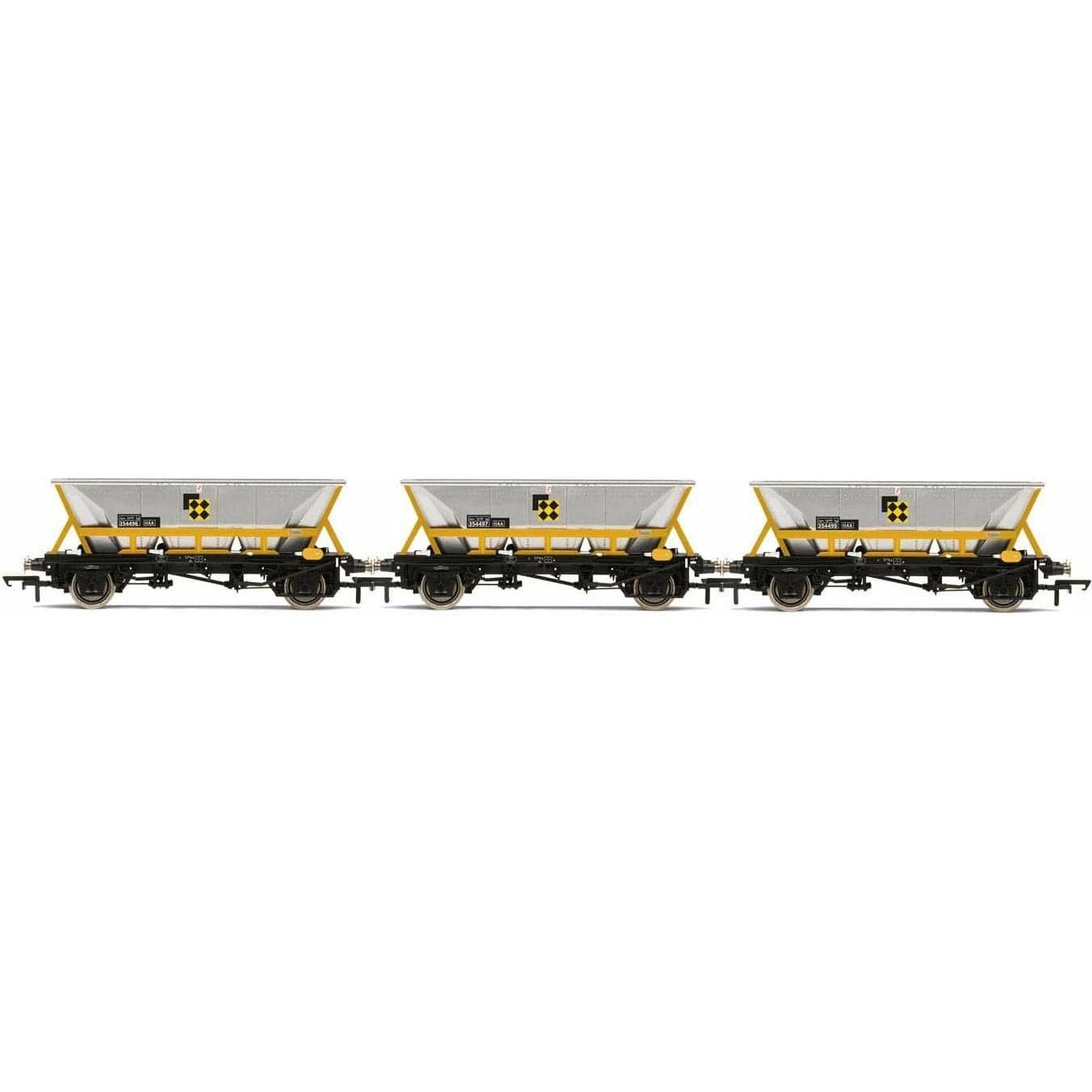 HORNBY HAA Hopper Wagons, Three Pack, BR Coal Sector - Era