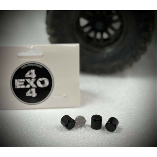 EXO 4X4 M4 Scale Rear Hub Nut with Tool Black (4)