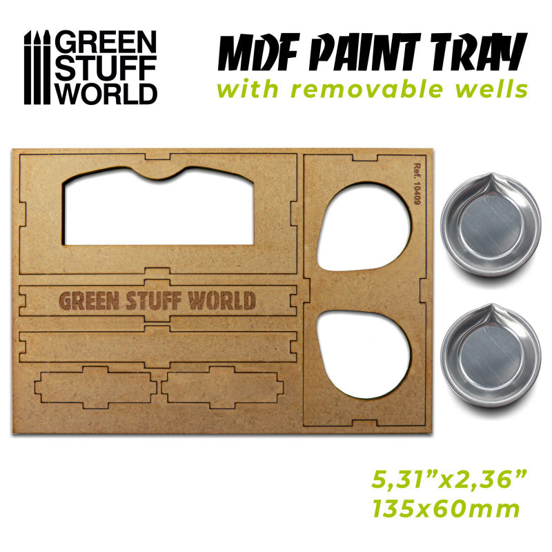 GREEN STUFF WORLD MDF Paint Tray