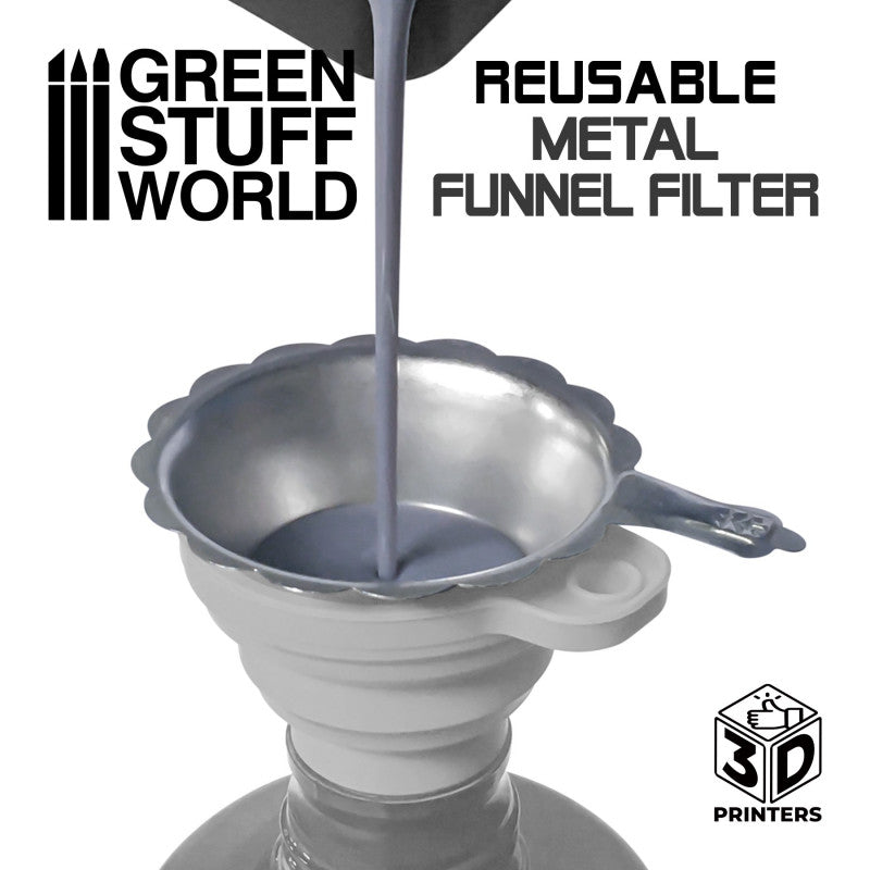 GREEN STUFF WORLD Reusable Metal Resin Filter