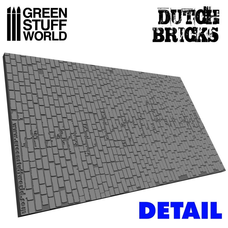 GREEN STUFF WORLD Rolling Pin Dutch Bricks