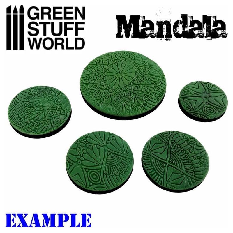 GREEN STUFF WORLD Rolling Pin Mandala