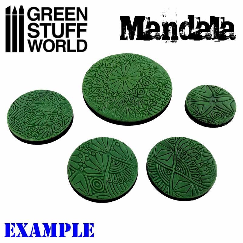 GREEN STUFF WORLD Rolling Pin Mandala