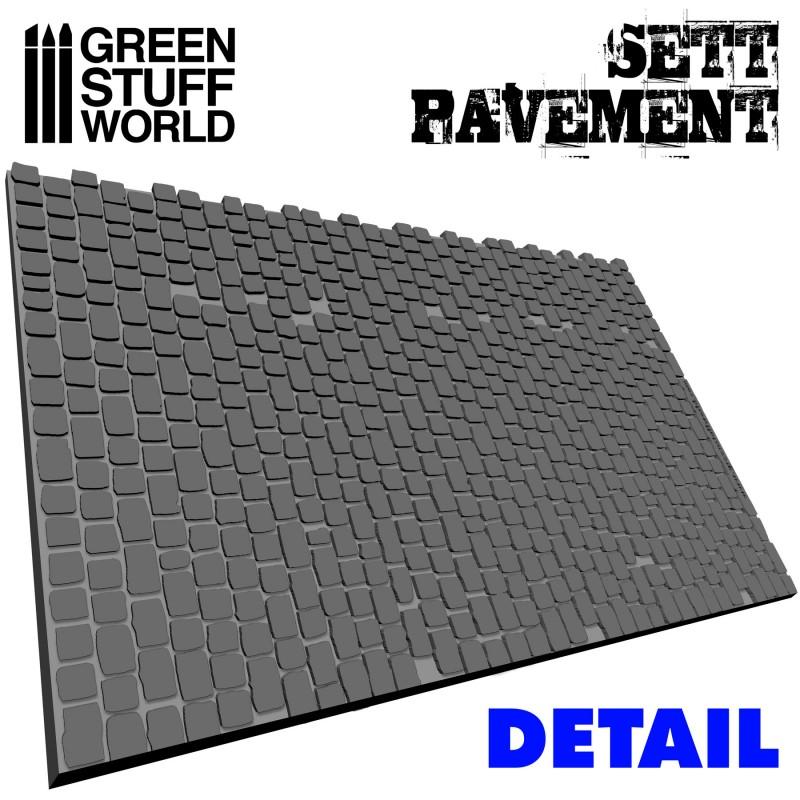 GREEN STUFF WORLD Sett Pavement Rolling Pin