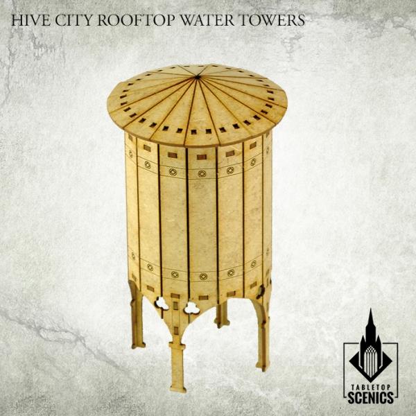 TABLETOP SCENICS Hive City Rooftop Water Towers