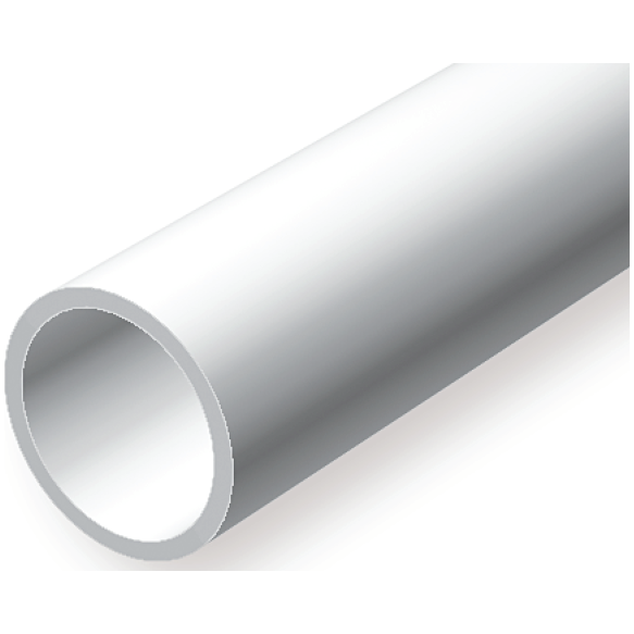 EVERGREEN 229 35cm White Plastic Tube .281 (3)