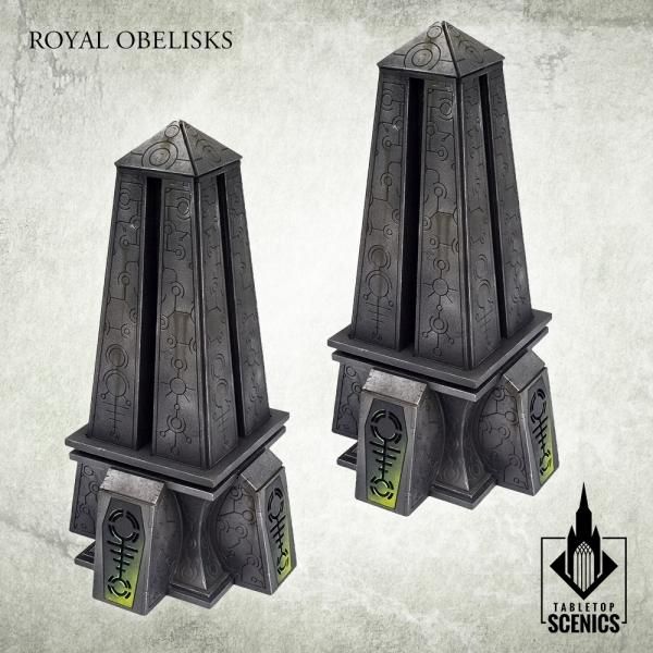 TABLETOP SCENICS Royal Obelisks (2)