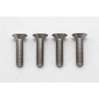 YOKOMO Titanium Hex Screw Flat Head M3 x 12mm (4pcs)
