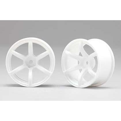 YOKOMO Racing Performer Drift Wheel 6 Spoke Offset 6mm White