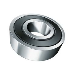 Chrome Steel Ball Bearing 18x12x4mm, Rubber Seals