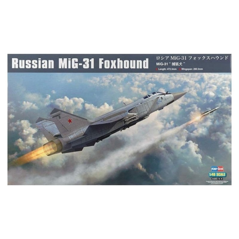 HOBBY BOSS 1/48 Russian Mig-31 Foxhound