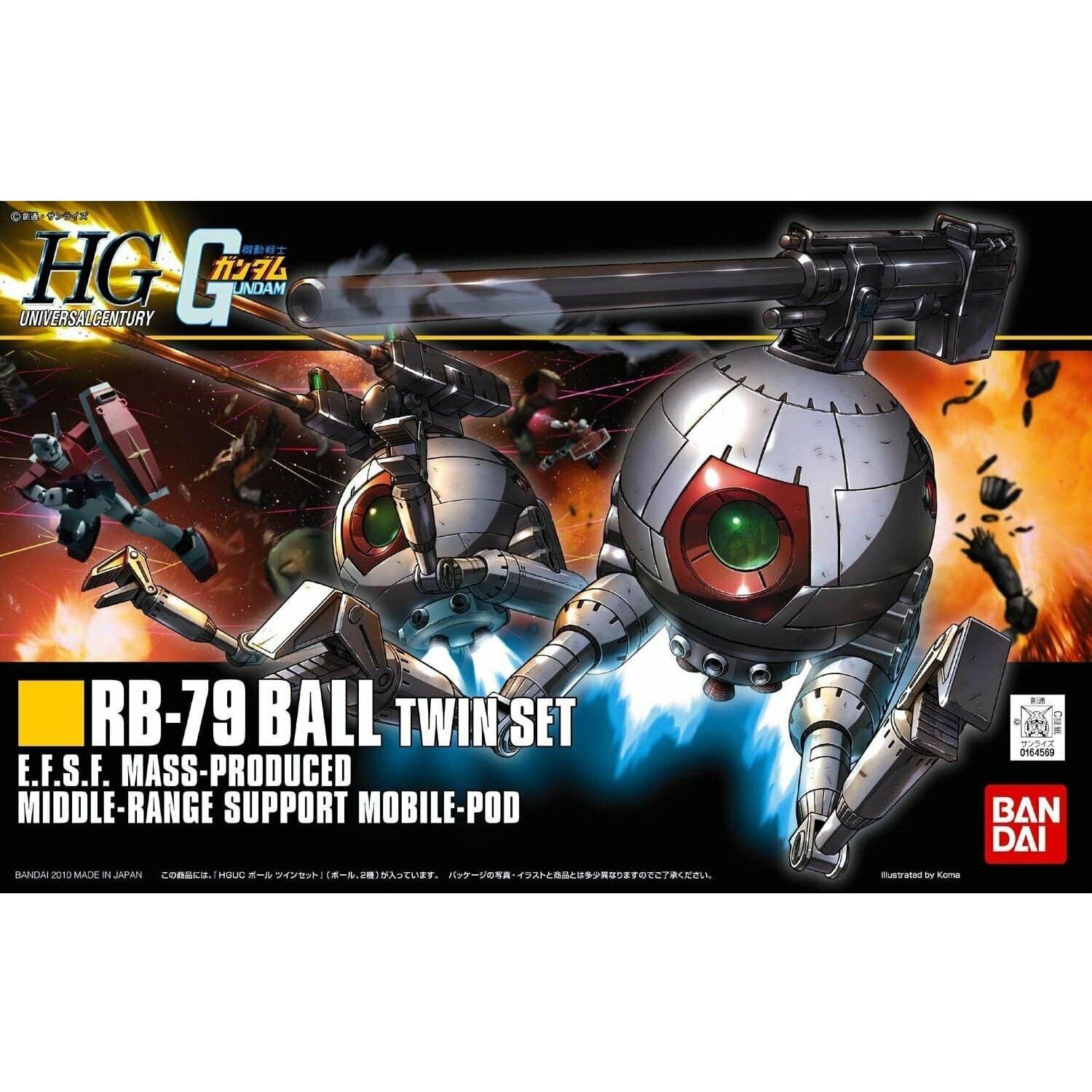 BANDAI 1/144 HGUC Ball Twin Set