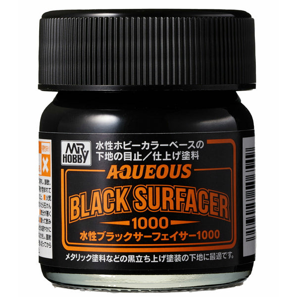 MR HOBBY Mr Aqueous Surfacer 1000 (40ml) Black