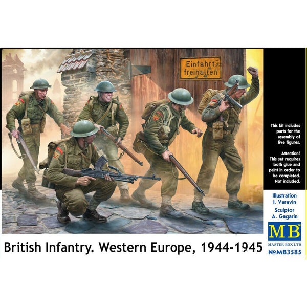 MASTER BOX 1/35 British Infantry Western Europe 1944-1945