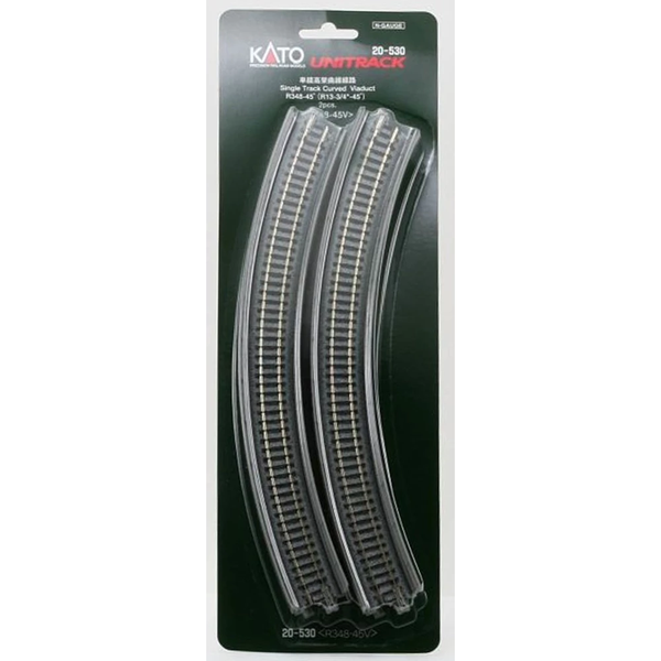 KATO N Single Track Curved Viaduct R348-45Deg (2)