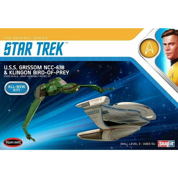 POLAR LIGHTS 1/1000 Star Trek U.S.S. Grissom / Klingon