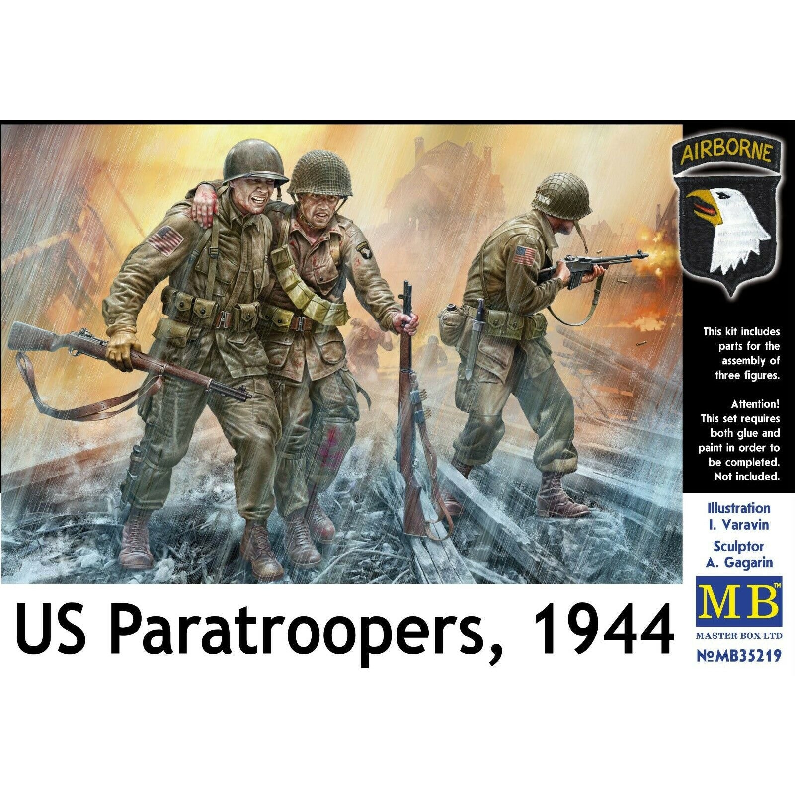 MASTER BOX 1/35 US Paratroopers, 1944