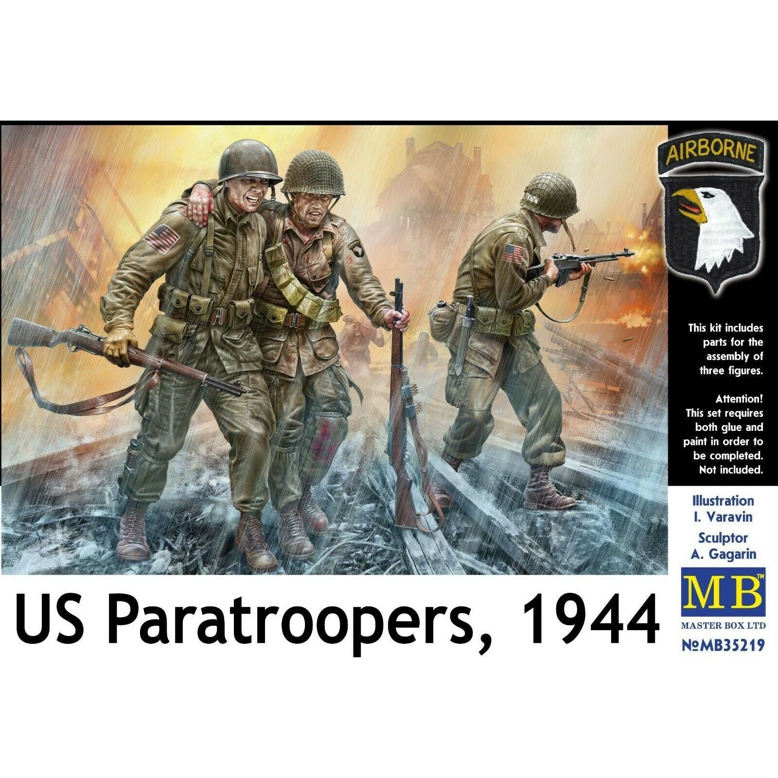 MASTER BOX 1/35 US Paratroopers, 1944