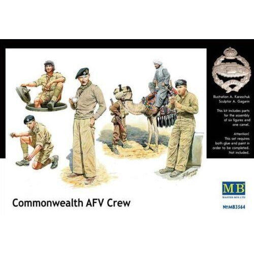 MASTER BOX 1/35 Commonwealth AFV Crew