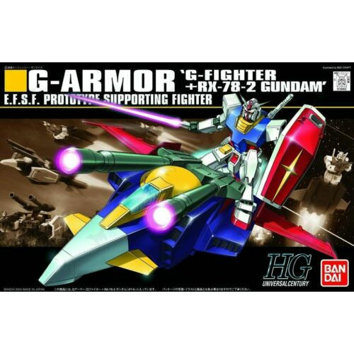BANDAI 1/144 HGUC G Armor 'G-Fighter + RX-78-2 Gundam'