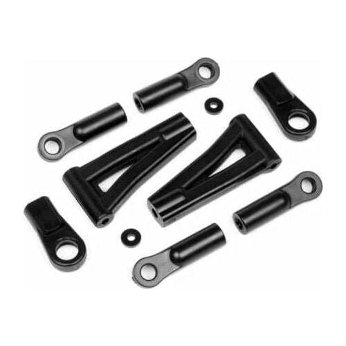 (Clearance Item) HB RACING Front/Rear Upper Suspension Arm Set