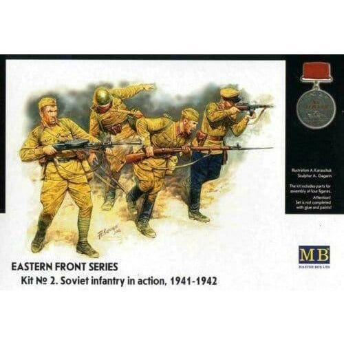 MASTER BOX 1/35 Eastern Front Kit #2: Soviet Infantry
