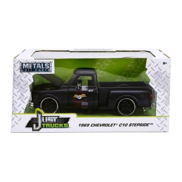 JADA 1/24 Primer Black 1969 Chevy C10 Stepside