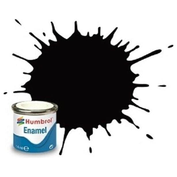 HUMBROL 85 - Coal Black Satin 14ml