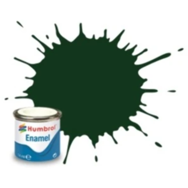 HUMBROL 195 - Dark Green Satin 14ml