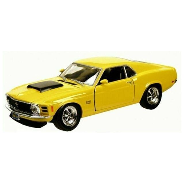 MOTORMAX 1/24 1970 Ford Mustang Boss 429 Yellow (American Classics)