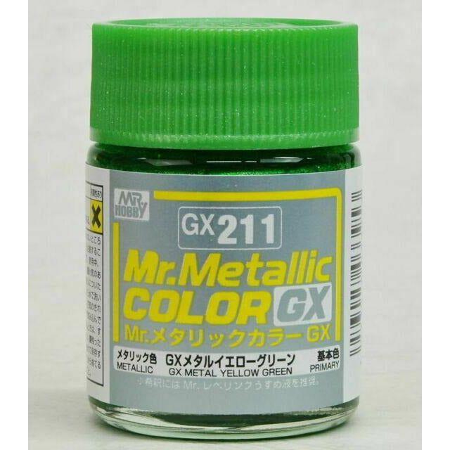 Mr Metallic Colour GX Yellow Green