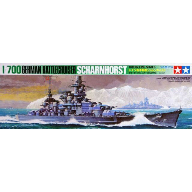 TAMIYA 1/700 German Battlecruiser Scharnhorst