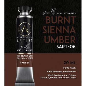 SCALE75 Burnt Sienna Umber Acrylic Paint 20ml Tube