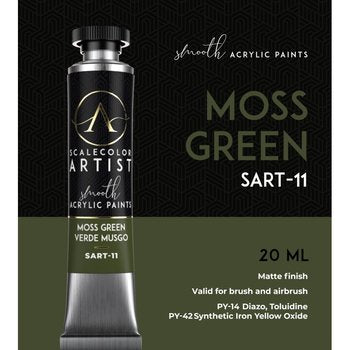 SCALE75 Moss Green Acrylic Paint 20ml Tube