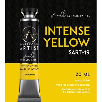 SCALE75 Intense Yellow Acrylic Paint 20ml Tube