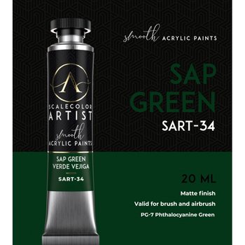 SCALE75 Sap Green Acrylic Paint 20ml Tube