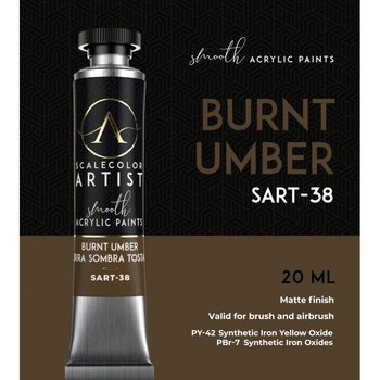 SCALE75 Burnt Umber Acrylic Paint 20ml Tube