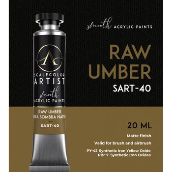 SCALE75 Raw Umber Acrylic Paint 20ml Tube