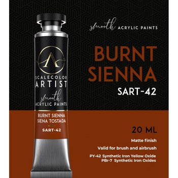 SCALE75 Burnt Sienna Ochre Acrylic Paint 20ml Tube
