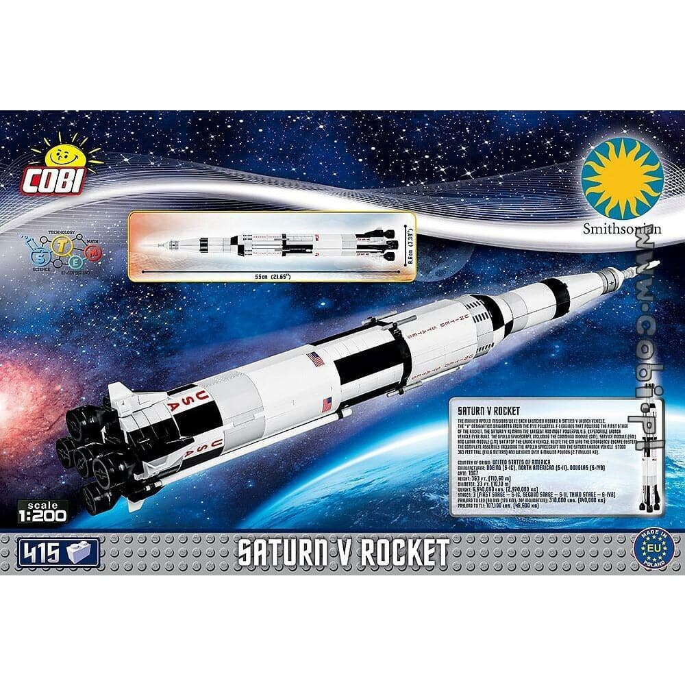 COBI Smithsonian - Saturn V Rocket (415 Pieces)