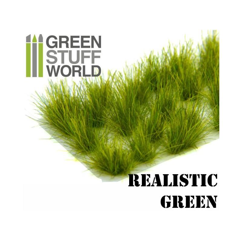 GREEN STUFF WORLD Grass Tufts 12mm Self-Adhesive - Realistic Green