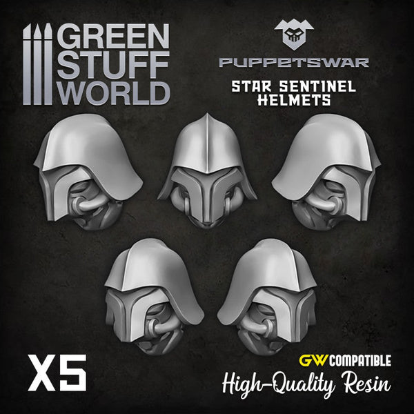 GREEN STUFF WORLD Puppetswar Sentinel Helmets 2 (5)