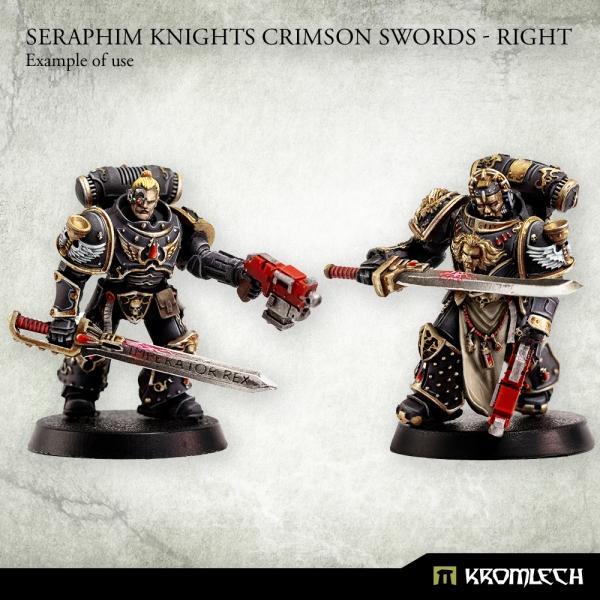 KROMLECH Seraphim Knights Crimson Swords - Right (5)