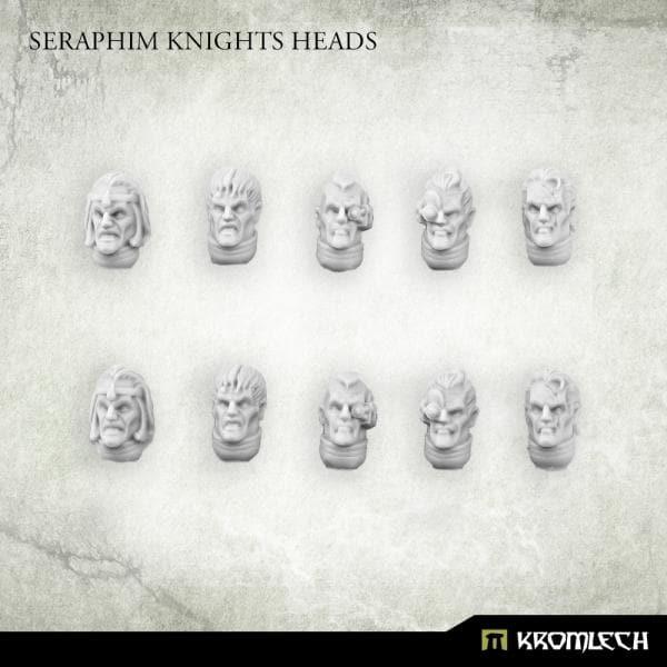 KROMLECH Seraphim Knights Heads (10)