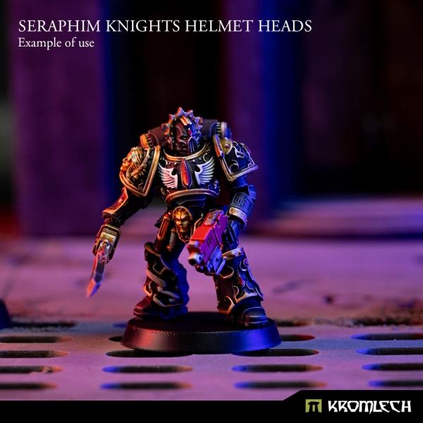 KROMLECH Seraphim Knights Helmet Heads (10)